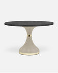 Made Goods Elis Dining Table in Faux Shagreen