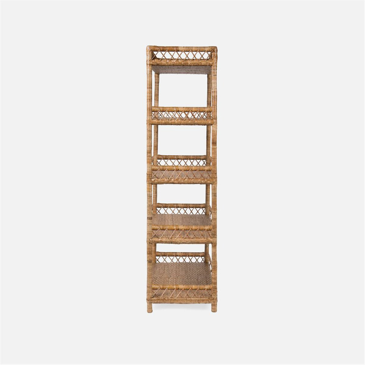 Made Goods Elwood Rattan Bookcase