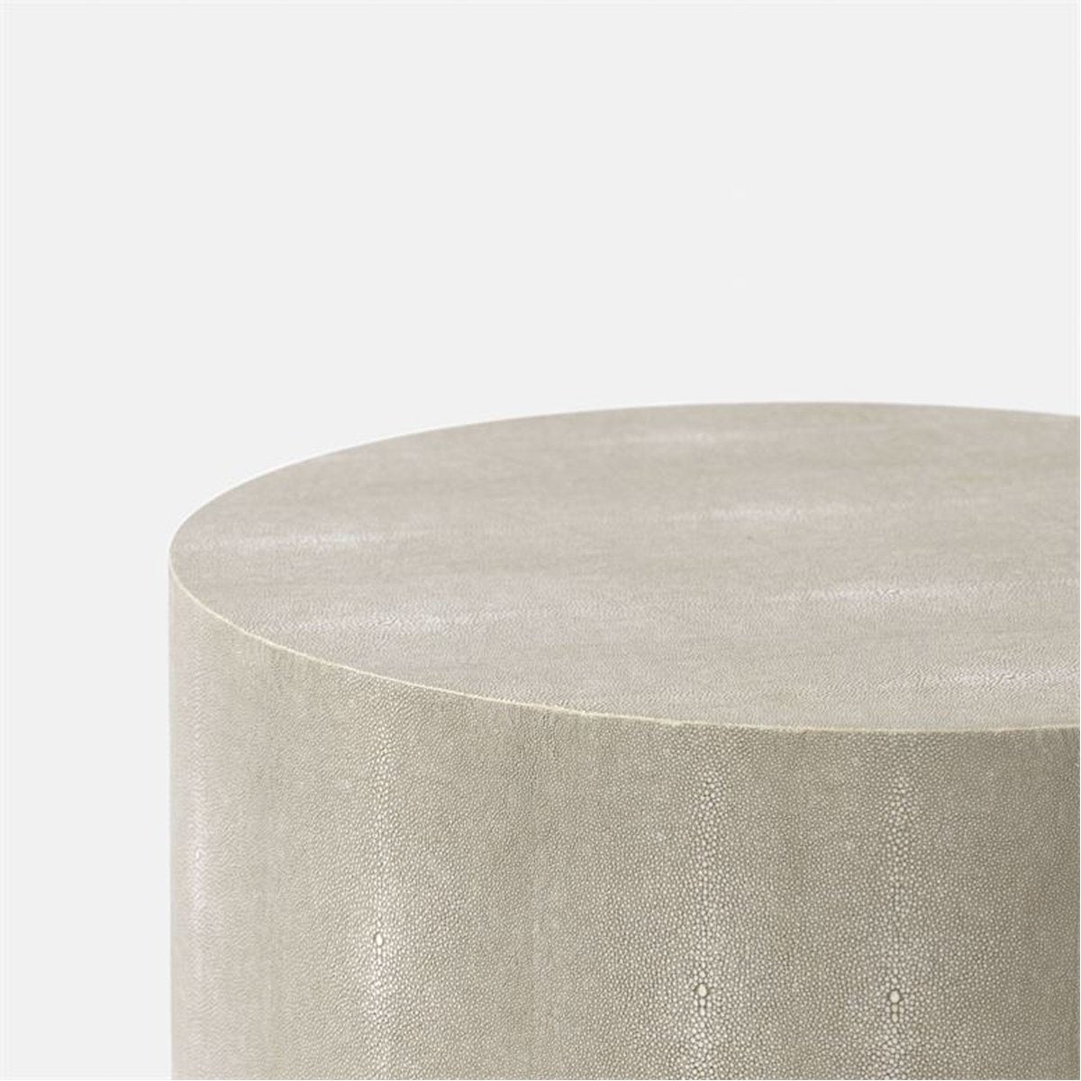 Made Goods Emerson Realistic Faux Shagreen Marbleized Resin Side Table