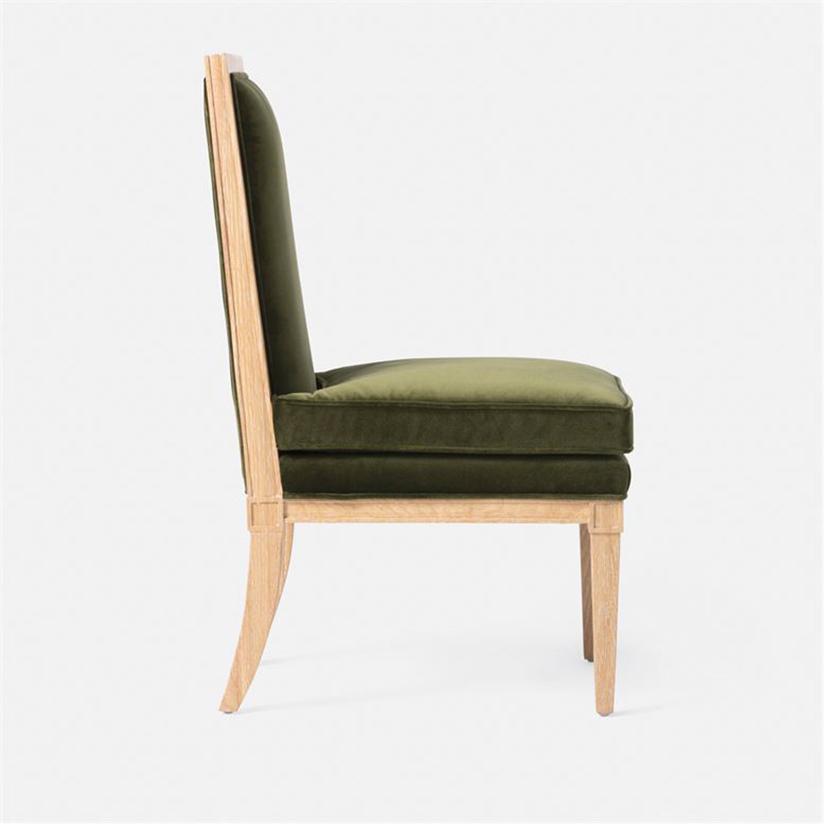 Made Goods Evan Dining Chair in Bassac Shagreen Leather