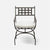 Made Goods Felix Metal Outdoor Dining Armchair in Alsek Fabric