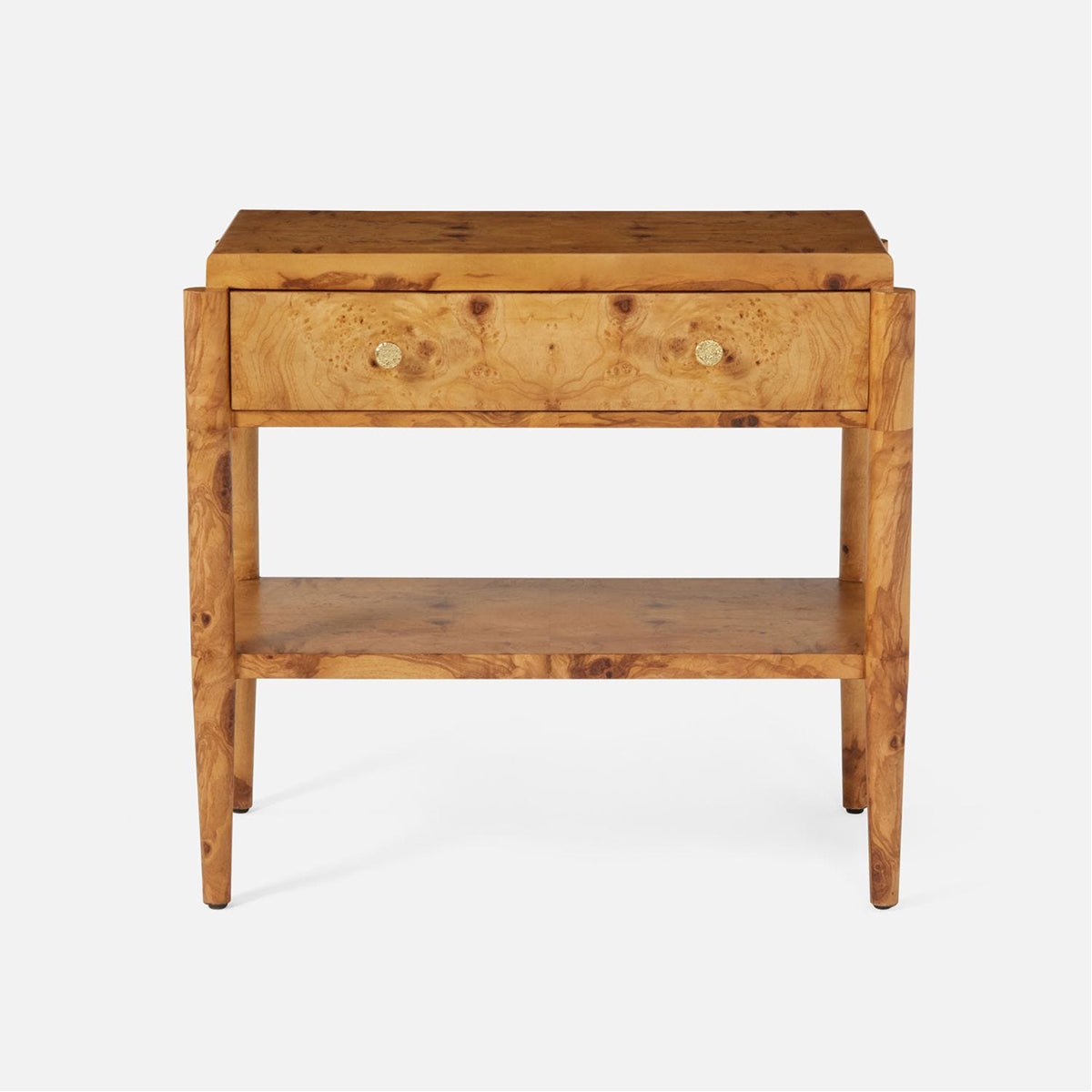 Made Goods Fenwick Mappa Burlwood Double Nightstand