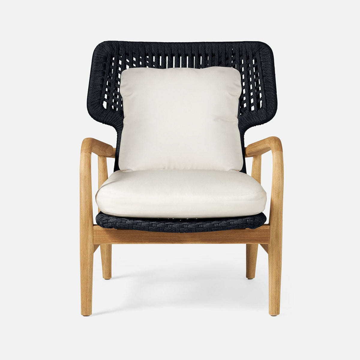 Made Goods Garrison Outdoor Lounge Chair in Alsek Fabric