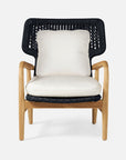 Made Goods Garrison Outdoor Lounge Chair in Havel Velvet