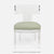 Made Goods Gibson Acrylic Wingback Dining Chair in Rhone Forest Leather