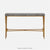 Made Goods Giordano Sculptural Console Table in Faux Shagreen