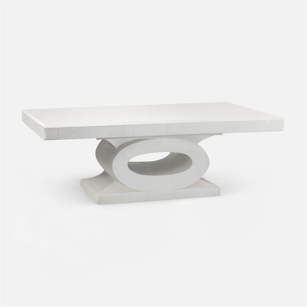 Made Goods Grier Keyhole Base Concrete Outdoor Coffee Table