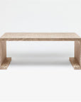 Made Goods Gustav Curved Linen Coffee Table