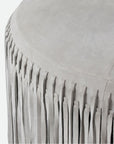 Made Goods Hallie Suede Fringe Coffee Table