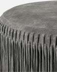 Made Goods Hallie Suede Fringe Coffee Table