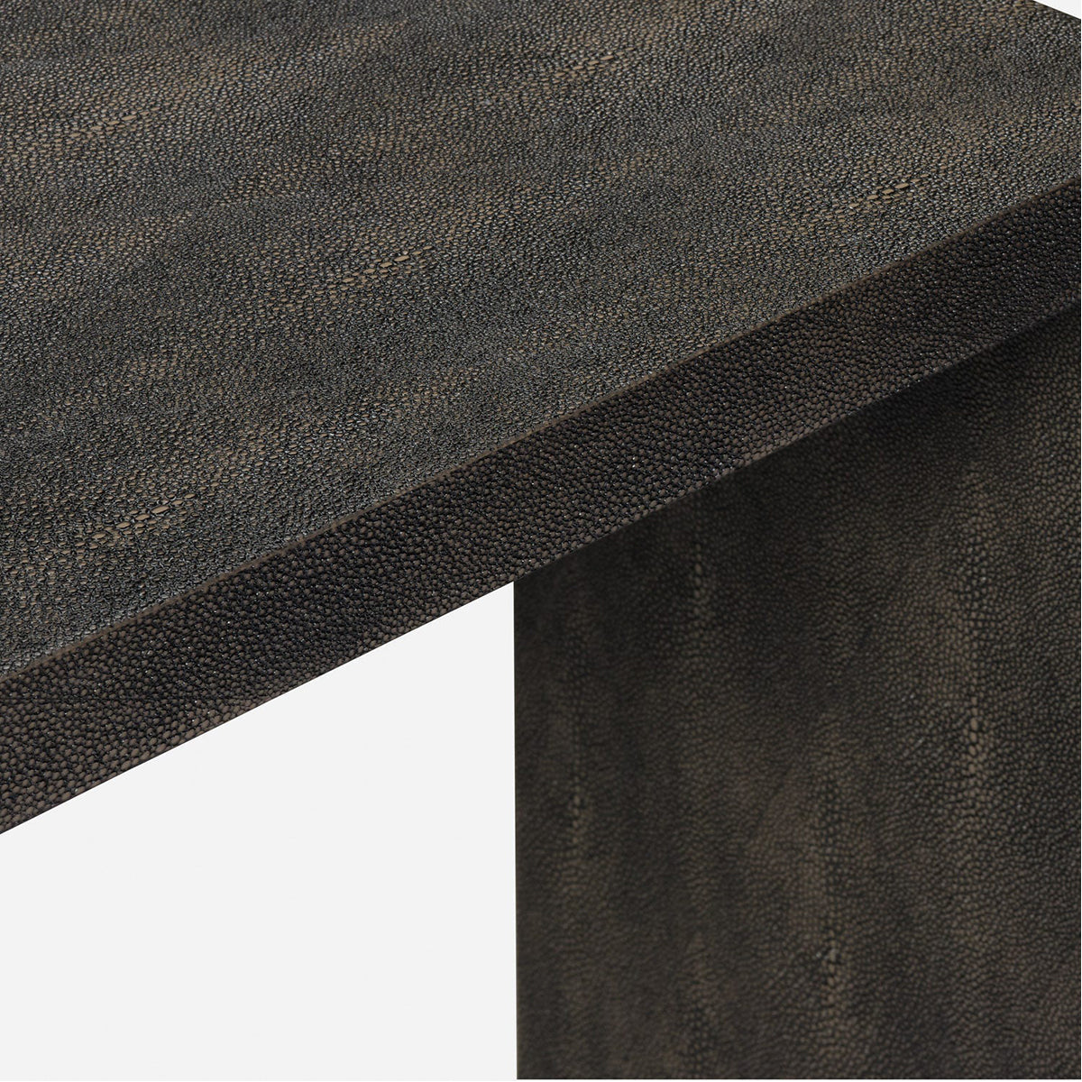 Made Goods Harlow Faux Shagreen Console Table