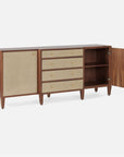 Made Goods Hillard Walnut Buffet with Drawer and Cabinet Storage