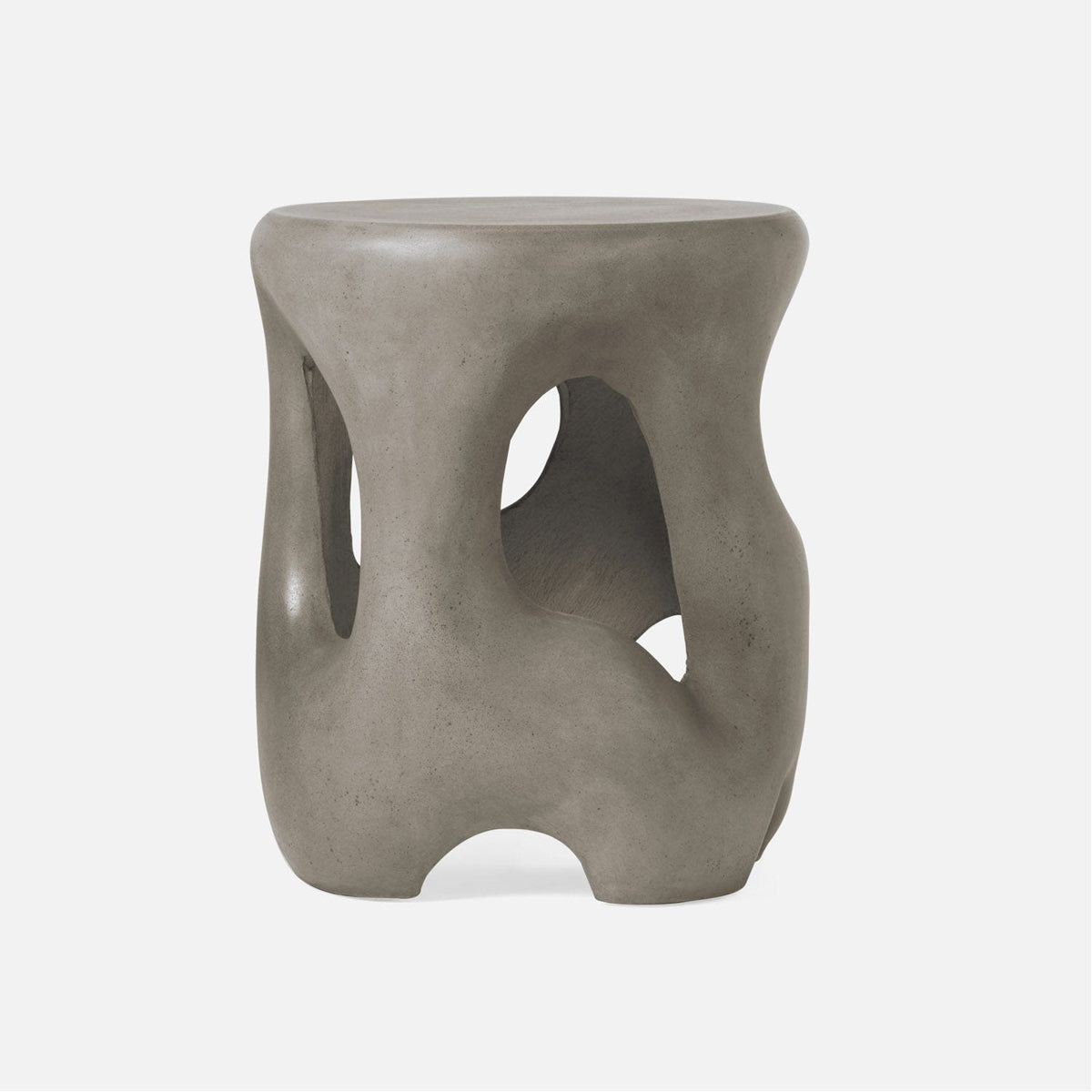 Made Goods Hyde Sculptural Concrete Outdoor Stool