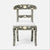 Made Goods Ines Rajasthan Bone Inlay Accent Chair in Black Resin