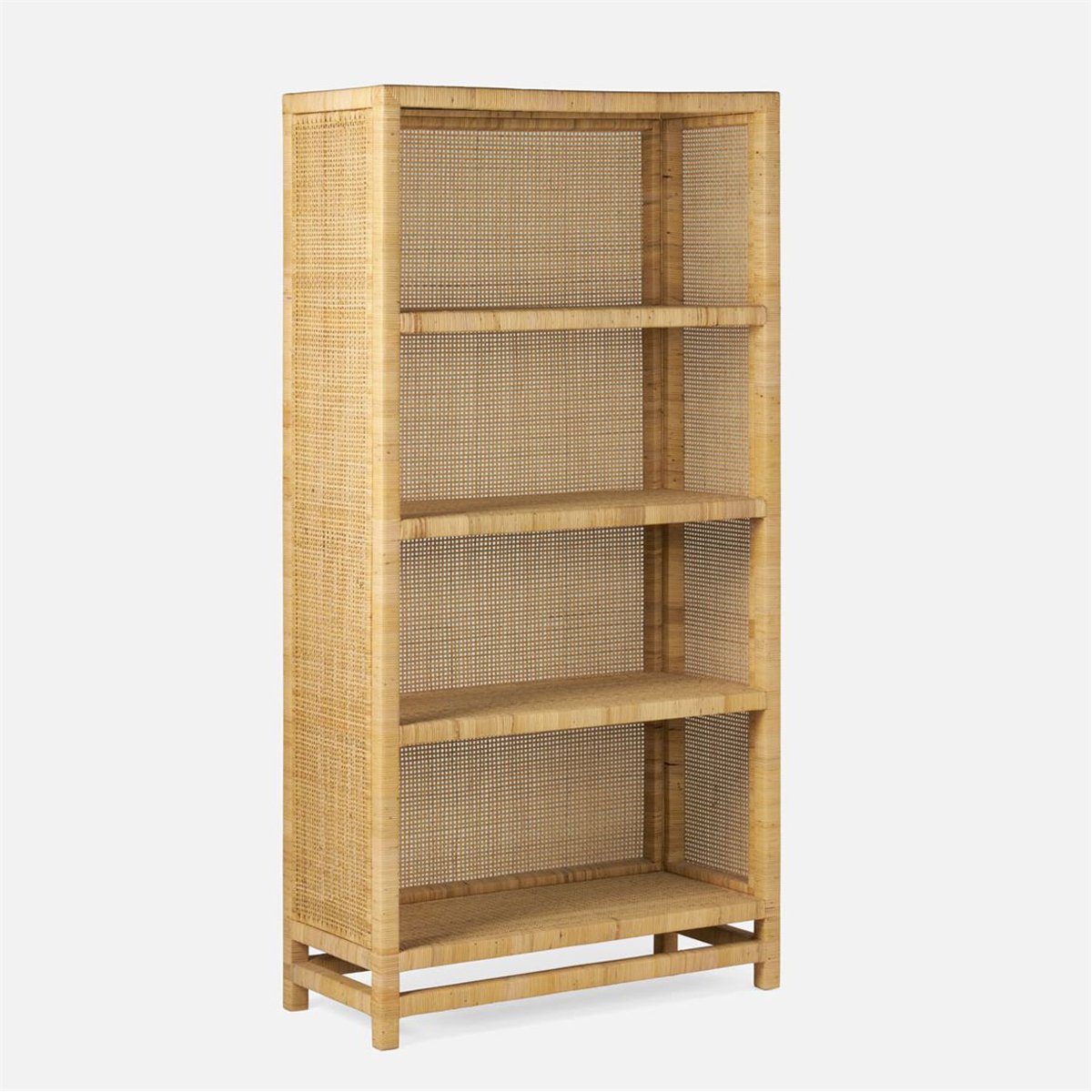 Made Goods Isla Woven Rattan Bookcase