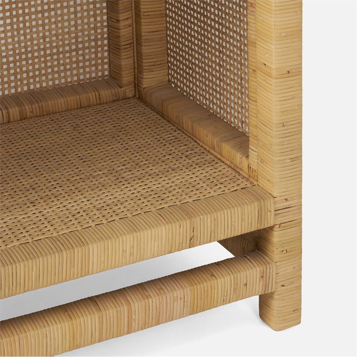 Made Goods Isla Woven Rattan Bookcase