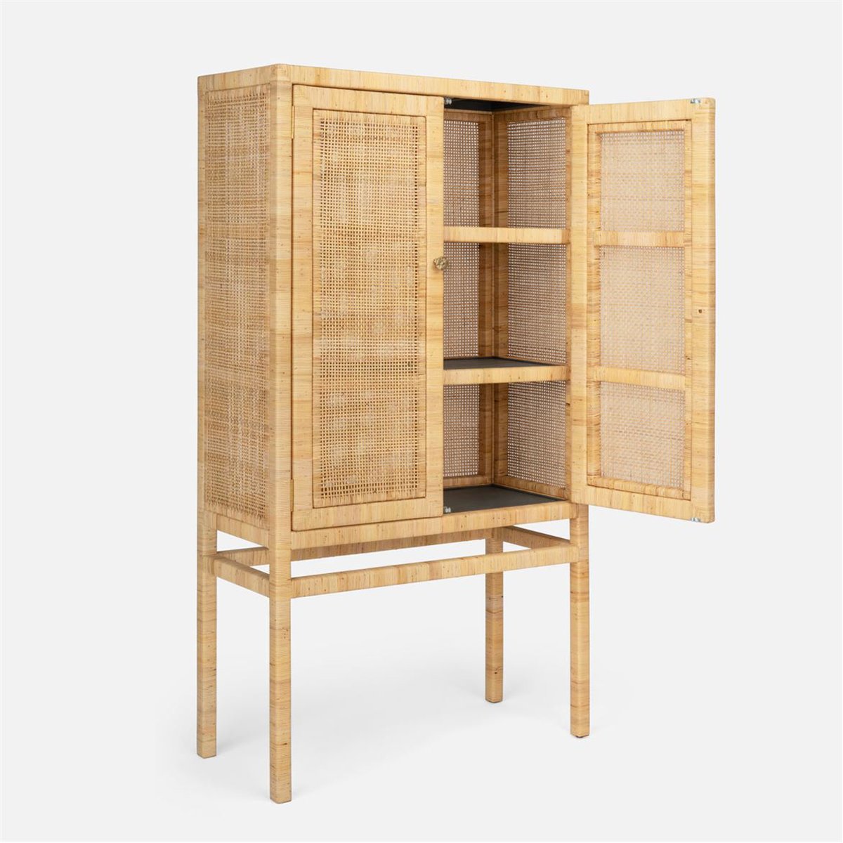 Made Goods Isla Rattan Standing Cabinet