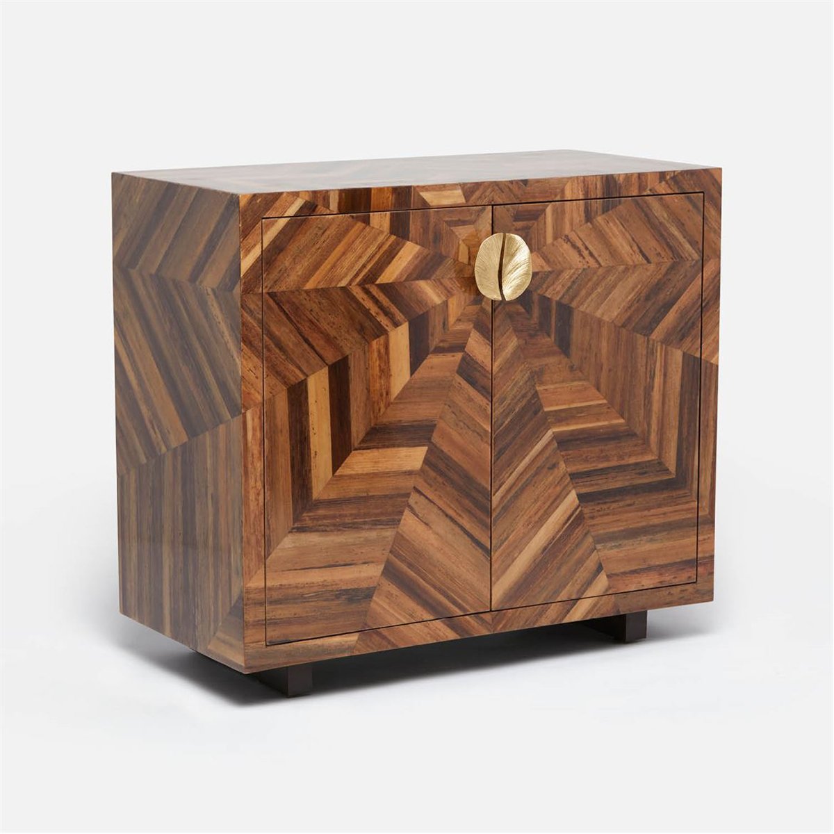 Made Goods Jada Chevron Banana Bark Cabinet