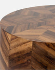 Made Goods Jada Chevron Banana Bark Coffee Table