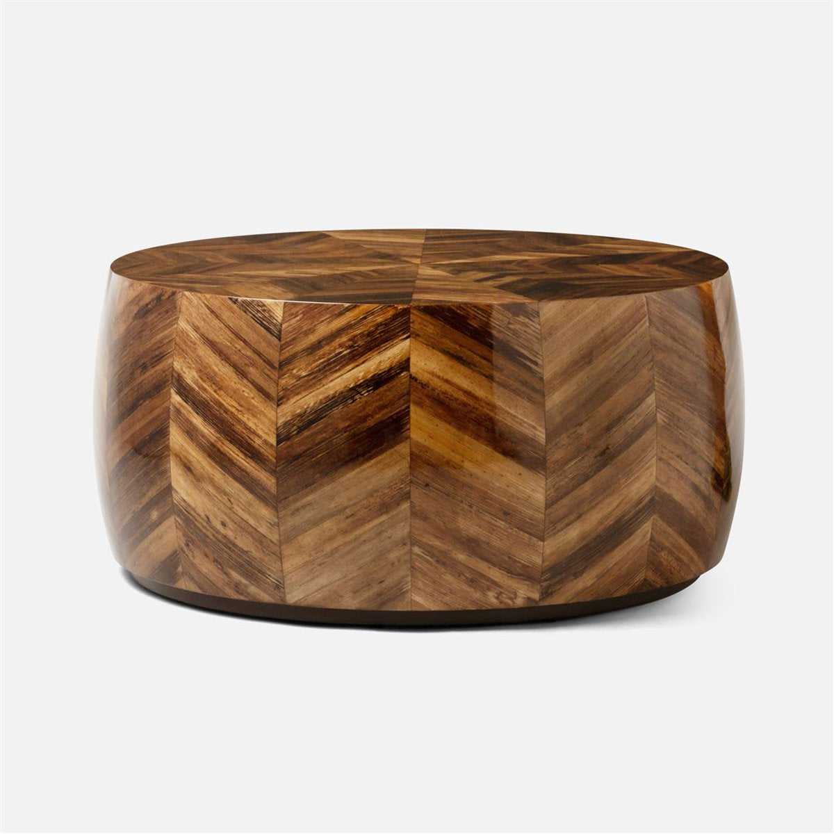 Made Goods Jada Chevron Banana Bark Coffee Table