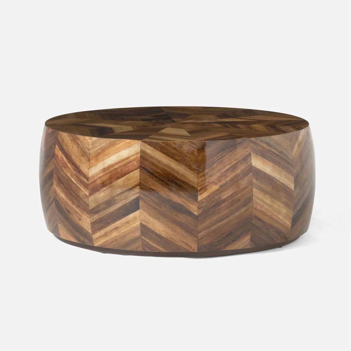 Made Goods Jada Chevron Banana Bark Coffee Table