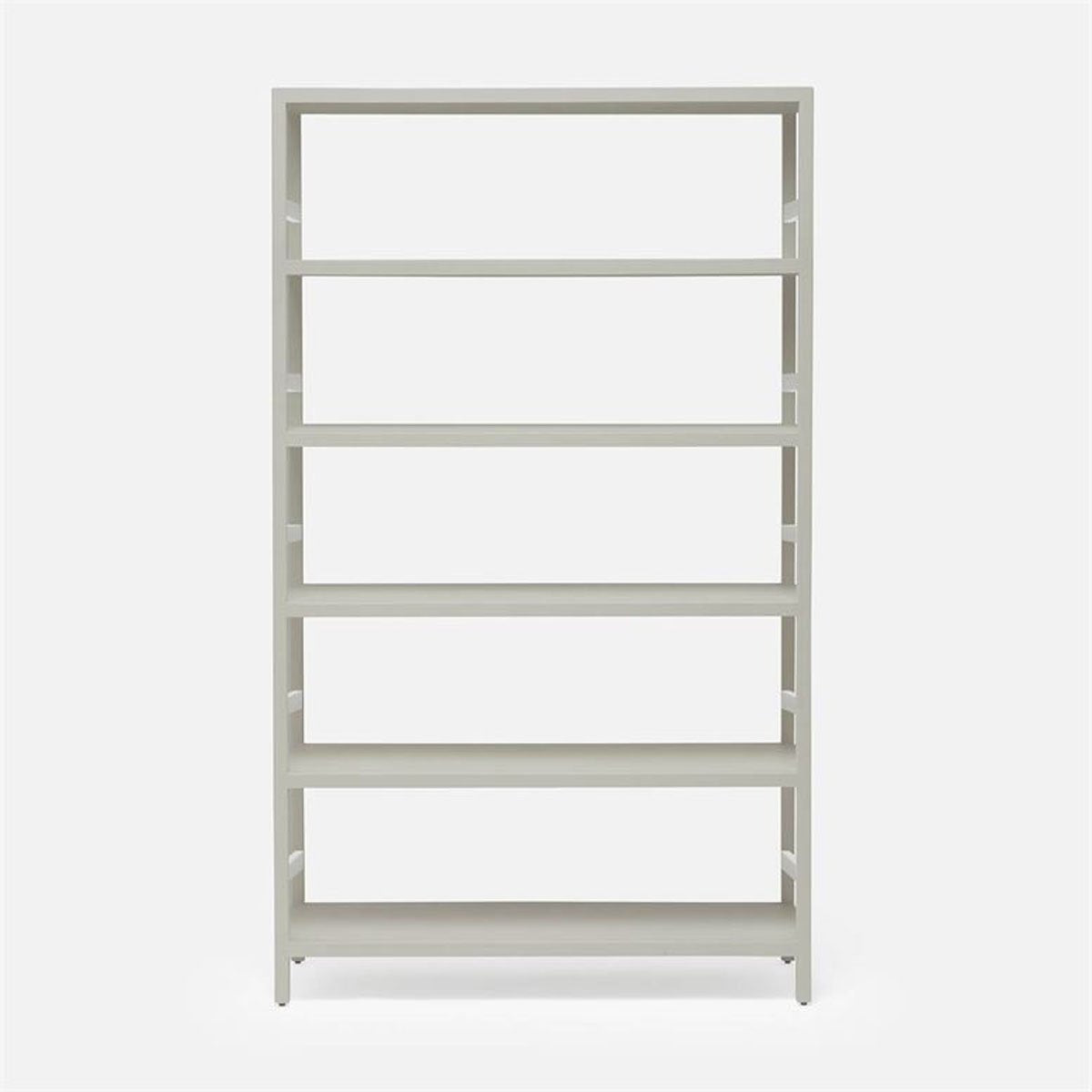 Made Goods Jake 6-Shelf Faux Belgian Linen Bookcase