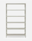 Made Goods Jake 6-Shelf Faux Belgian Linen Bookcase