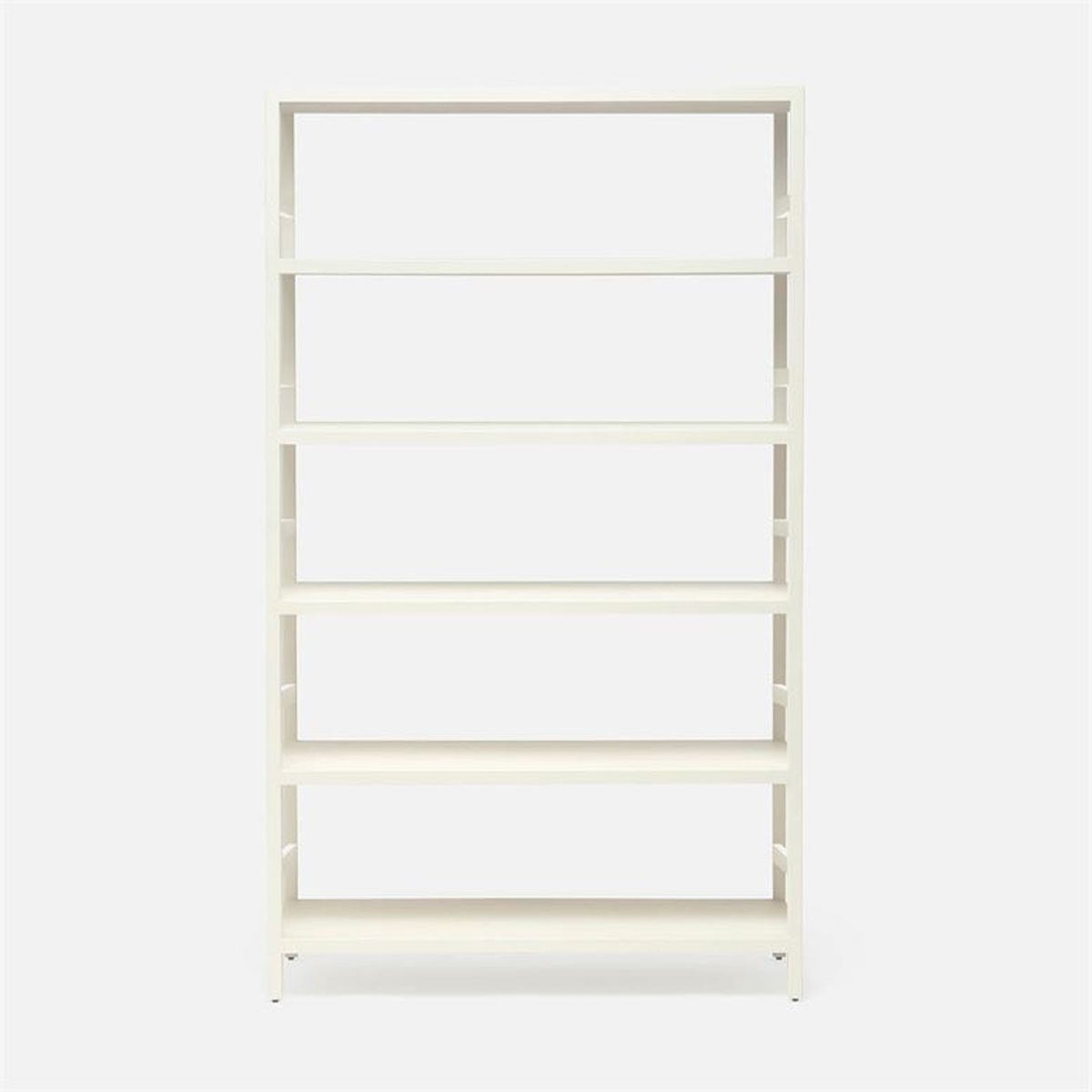 Made Goods Jake 6-Shelf Faux Belgian Linen Bookcase