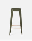 Made Goods Jamy Leather Bar Stool