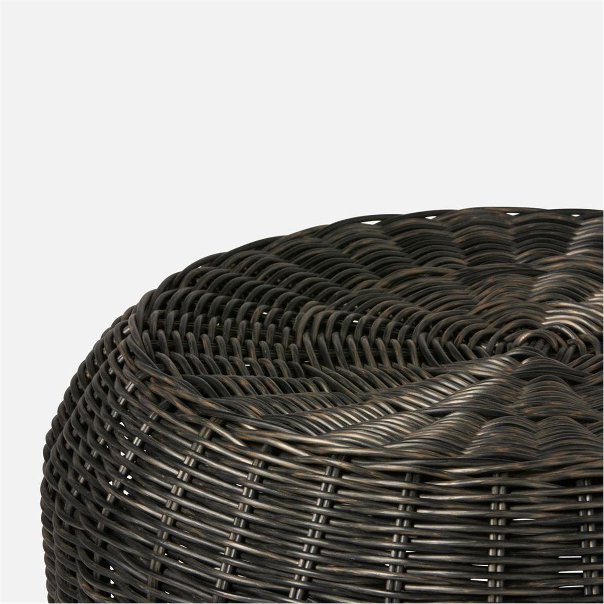 Made Goods Jareth Faux Wicker Outdoor Stool