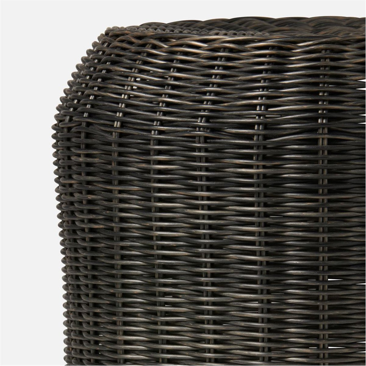 Made Goods Jareth Faux Wicker Outdoor Stool