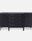 Made Goods Jarin Faux Belgian Linen Deep Drawer Buffet