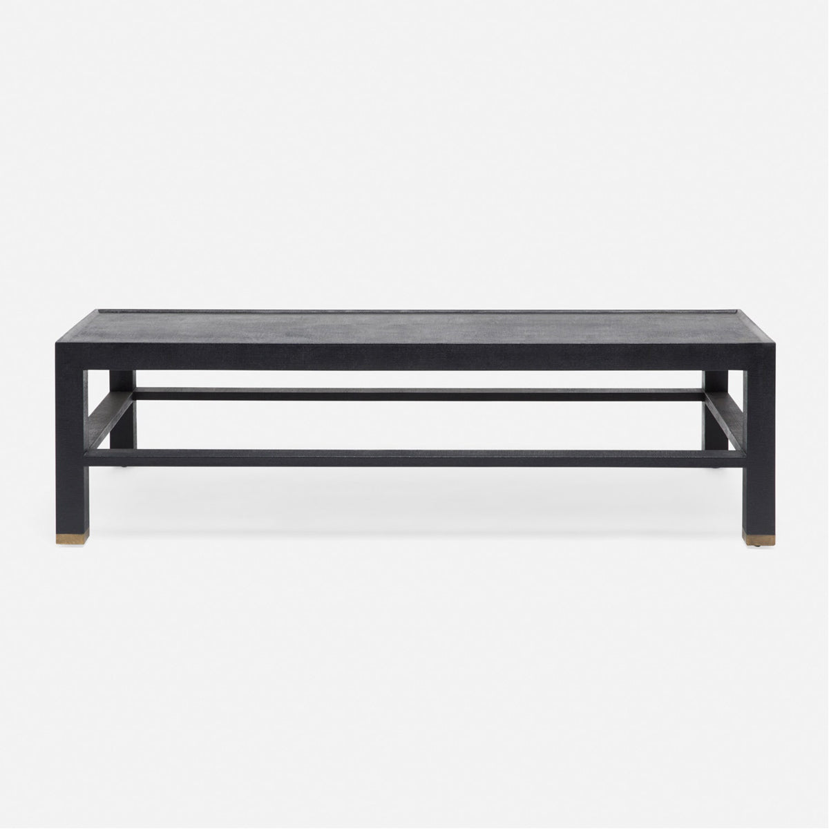 Made Goods Jarin Faux Belgian Linen Coffee Table