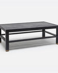 Made Goods Jarin 52-Inch Rectangle Faux Belgian Linen Coffee Table