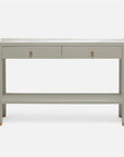 Made Goods Jarin Faux Belgian Linen Console Table