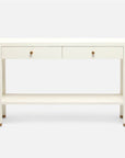 Made Goods Jarin Faux Belgian Linen Console Table