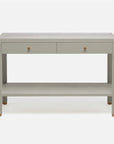 Made Goods Jarin Faux Belgian Linen Console Table