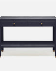 Made Goods Jarin Faux Belgian Linen Console Table