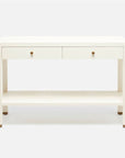 Made Goods Jarin Faux Belgian Linen Console Table