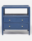 Made Goods Jarin Faux Belgian Linen 2-Drawer Double Nightstand