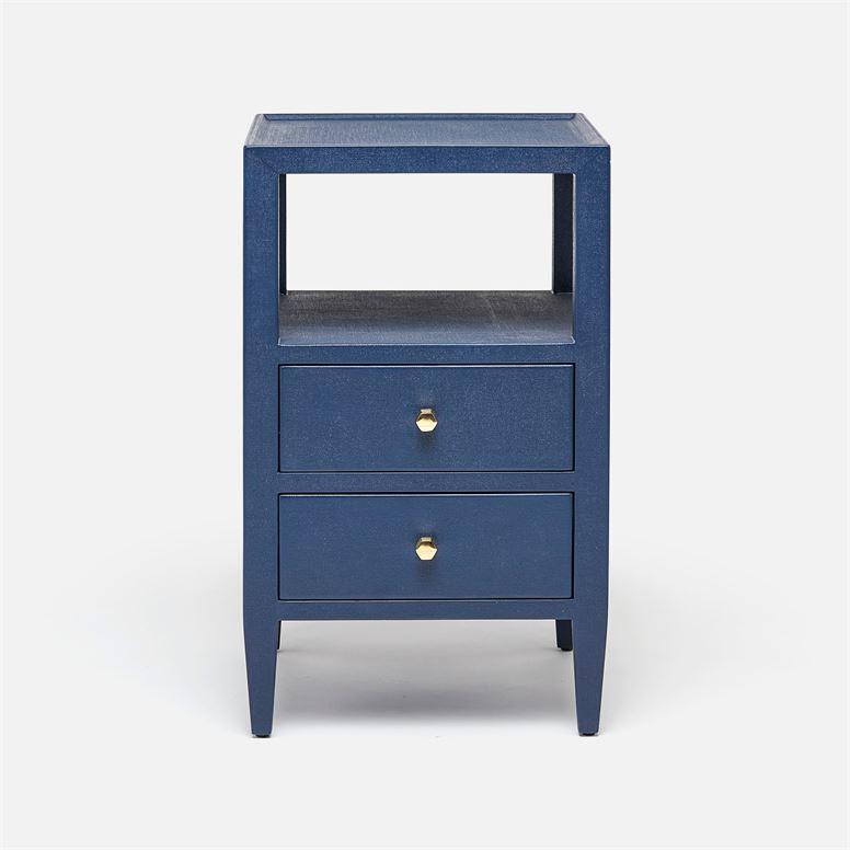 Made Goods Jarin Faux Belgian Linen 2-Drawer Single Nightstand