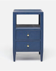 Made Goods Jarin Faux Belgian Linen 2-Drawer Single Nightstand