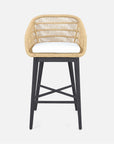 Made Goods Jolie Aluminum Outdoor Bar Stool in Alsek Fabric