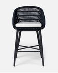 Made Goods Jolie Aluminum Outdoor Bar Stool in Alsek Fabric