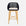 Made Goods Jolie Teak Outdoor Bar Stool in Volta Fabric