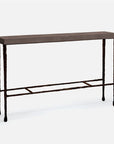 Made Goods Jovan Console Table in Faux Shagreen