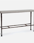 Made Goods Jovan Console Table in Faux Shagreen