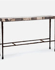 Made Goods Jovan Console Table in Mix Petrified Wood