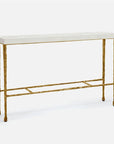 Made Goods Jovan Console Table in Faux Shagreen