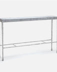 Made Goods Jovan Console Table in Faux Shagreen